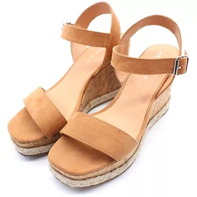 Madden Girl Upstage Wedge Sandal Women's Maddison Style Summer Gold Size 9M • $24.70