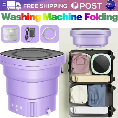 Mini Washing Machine Bucket Folding Portable Laundry Machine Clothes Washing • $29.99