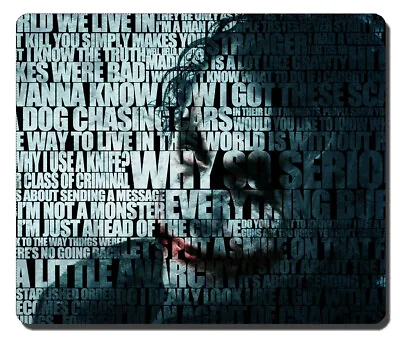 Joker Batman Why So Serious Mousepad Macbook Asus Acer Lenovo Samsung • $10.60