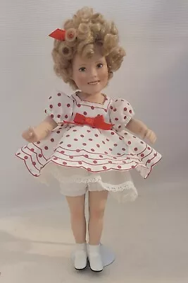 Adorable Shirley Temple Doll 8.5 Inch Porcelain Doll With Stand • $12