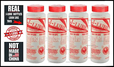 4 Bottles REAL J-Lube JLube Powder Lubricant FREE USA SHIPPING - RED CAPS • $95.80