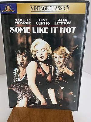 Some Like It Hot DVD 1959 Marilyn Monroe Tony Curtis Jack Lemmon Classic Comedy • $4.24