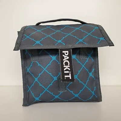 $29.99 • Buy PackIt Freeze + Go Freezable  Lunch Cooler Bag Hook & Loop