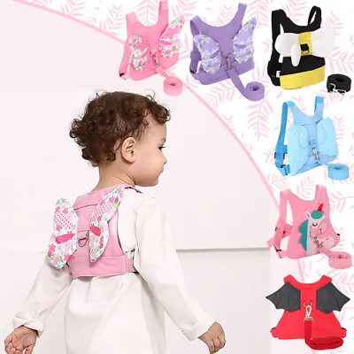 Baby Safety Toddler Wing Walking Harness Child Strap Belt Keeper Reins Aid • £6.33