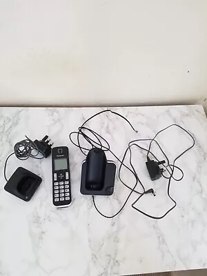 Panasonic Single Cordless Phone Handset Silver/Black • £3