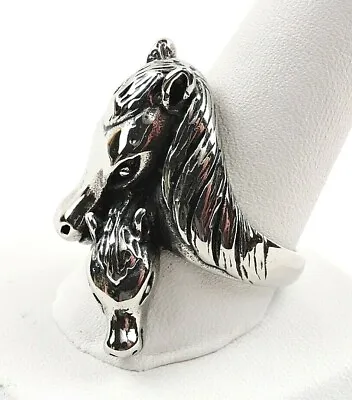 Stainless Steel Mare And Colt Ring - Free Gift Packaging • $15.42