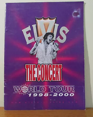 ELVIS THE CONCERT - World Tour 1998 - 2000 Program. Includes Tickets Melbourne • $32