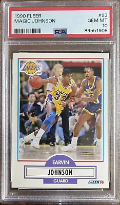 1990 Fleer Magic Johnson PSA 10 GEM/MT Just Graded! • $59.99