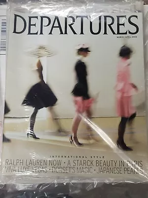 Departures Magazine (March 2008) Brand New Factory Sealed USA English Periodical • $28.98
