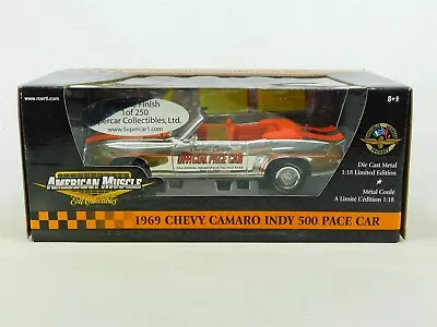 1:18 Scale Ertl American Muscle Die-Cast 33791 1969 Camaro Indy 500 Pace Car  • $119.95