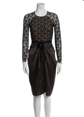 $350 • Buy Roland Mouret Knee Length Lace Pattern Dress