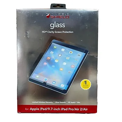 $2.50 • Buy ZAGG InvisibleShield Glass Screen Protector For IPad Pro/Air/Air 2