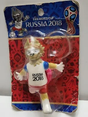 $14.99 • Buy FIFA WORLD CUP Russia 2018 ZABIVAKA Mascot Figure #9  Soccer ARGENTINA In Bubble
