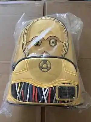 New Loungefly Star Wars C-3PO Mini Backpack Cosplay Star Wars Celebration 2022 • $114.99