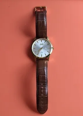 Jag Men's Watch - Brown Leather Strap Without Case • $40