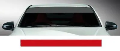 Gloss RED Sun Visor Strip Racing Rally Touring Motorsport 15cm X 2m (B1a) M22 • £12.99