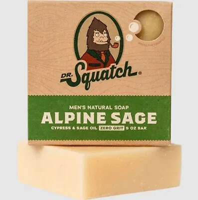 Genuine Dr Squatch Soap –  Natural Manly Cold Process Soap Bar • £16.99
