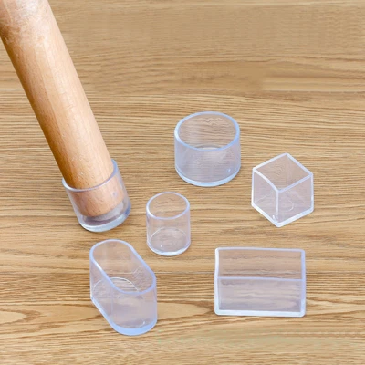 $1.46 • Buy 4Pcs Silicone Floor Protector Pads Chair Leg Caps Table Feet Socks Non-slip HOT