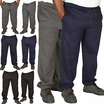 Mens Fleece Joggers 3XL 4XL 5XL Plus Size Big Size King Bottoms Pants Trousers • £9.99