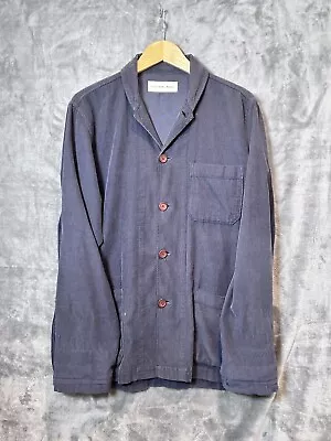 Universal Works -Chore Jacket  Corduroy Overshirt S Small - Navy Blue • £76.50