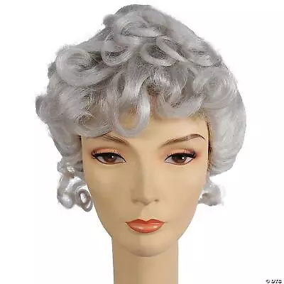 Adult Gibson Girl 1890's Colonial Mrs Santa Claus White Costume Wig Lw108wt • $35.80