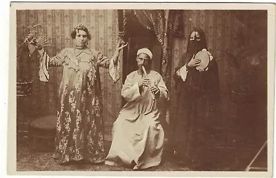 Real Photo Postcard Egyptian Dancing Girls Early 1900s Egypt Dance • £3