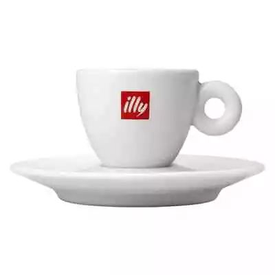 £14.75 • Buy Italian Espresso Cup - Set | Illy 2 Oz & Saucer