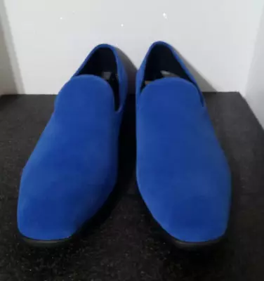 NEW VANGELO Men Dress Shoe KING-5 Oxford Formal Tuxedo Size 15m Blue Ortholite • $45