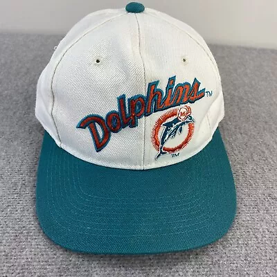 Vintage Miami Dolphins Pro Line Sports Specialties Hat Cap NFL OSFM Fitted • $14.99