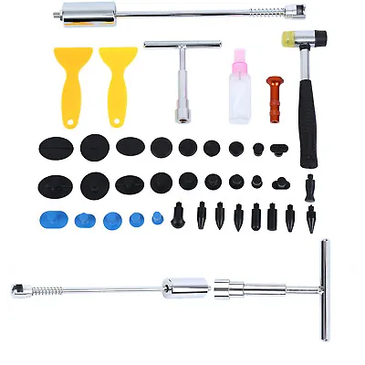 £19.99 • Buy Car Paintless Dent Removal Kit Slide Hammer Dent Puller Tabs Tools