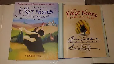 $89.99 • Buy Julie Andrews Emma Walton Hamilton The First Notes Signed Book Story Of DO RE Me