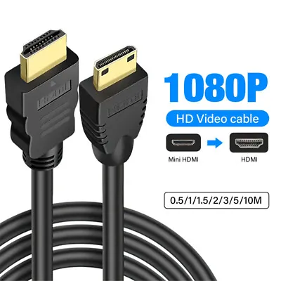 Mini HDMI To HDMI Cable Ultra HD High Speed For Canon EOS 5D Mark II / Mark III • $9.96
