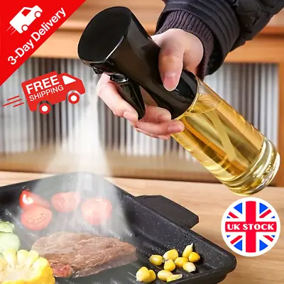 300ml Olive Oil Sprayer Cooking Kitchen Tool BBQ Air Fryer Baking Oil Spray Bott • £5.89
