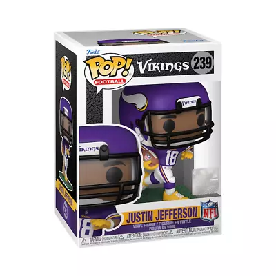 Funko Pop! NFL Minnesota Vikings Justin Jefferson Pop! Vinyl Figure #239 • $12.99