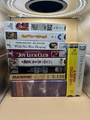 VHS HAROLD AND MAUSE MARILYN MONROE SANDRA BULLOCK VTG LOT OF 10 Read Desc  • $0.99