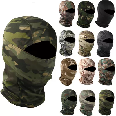 Tactical Camouflage Balaclava Full Face Mask Wargame CP Military Multicam Hat • $4.99