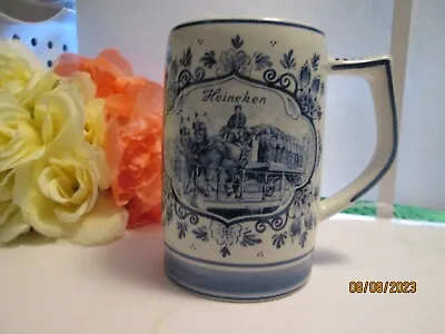 $5.99 • Buy Delft Ceramic Mug Holland Heineken Signed  Flora Keramiek  1 Chip   AS IS