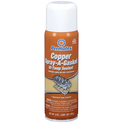 Permatex 80697 Copper Spray-A-Gasket Hi-Temp Sealant • $15.33