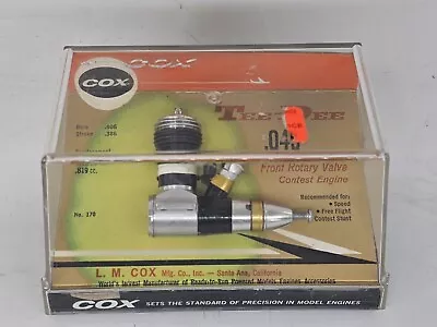 Cox Thimble-Drome Tee-Dee .049 Model Airplane Engine New Open Box  • $303.49