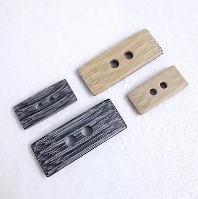 £1 • Buy Grey Black Toggle Button 40mm 60mm Cream Brown Duffle Coat Jacket Cardigan Cloak