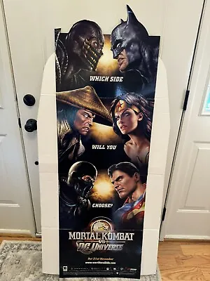 Mortal Kombat Vs. DC Universe Video Game STANDEE DISPLAY PS3 XBOX 360 RARE!!! • $124.99