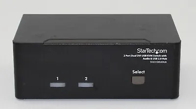 StarTech | SV231DD2DUA | 2 Port Dual DVI USB KVM Switch With Audio & USB 2.0 Hub • $25