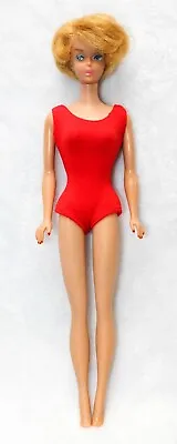 Vintage Barbie White Ginger Bubblecut Doll In Red Swimsuit • $99.95