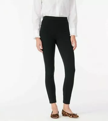 J Crew Womens New Pixie Pants Smooth Stretch Twill  Any Day Black M $119 NWT • $42.99