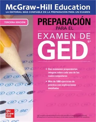 McGraw-Hill Education Preparacion Para El Examen De Ged Tercera Edicion (Paperb • $22.71