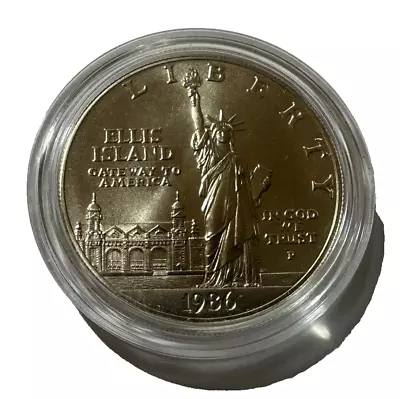 1986 S Silver Liberty Ellis Island Coin • $30.99