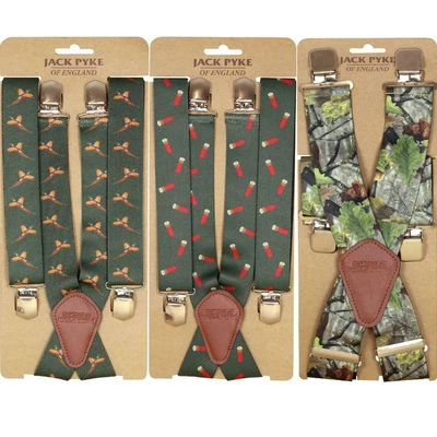 Jack Pyke Elasticated Trouser Braces Mens Novelty Gift Hunting Fishing  • £13.99