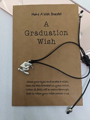 NEW!Graduation Wish Bracelet - Class Of 2024-High School Grad - Graduation Gift  • $7.99