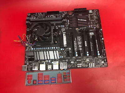 Motherboard GIGABYTE GA-990FXA-UD3 With Amd Fx-4300 Quad Core Processor Read • $99.99