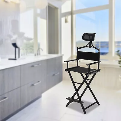 Makeup Chair Director Chairs Portable Folding X-shaped Support Director Chair  • $119.99